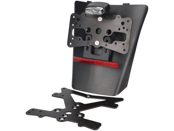 Nummernschildhalter Rücklicht - RIZOMA - Vespa GTS/HPE 125-310 ccm (ab Bj. 2023) - schwarz